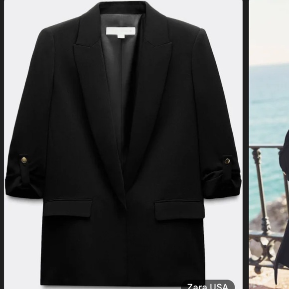 Zara cuffed blazer - Picture 3 of 7